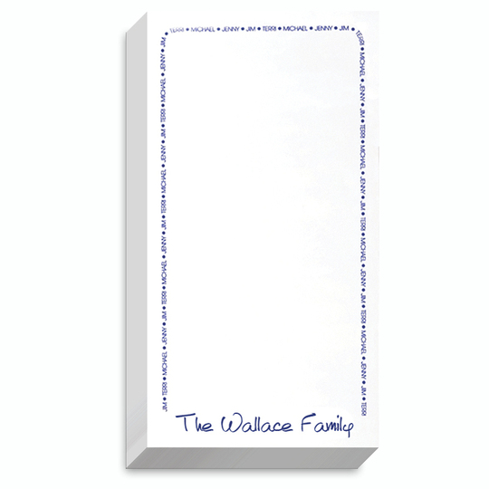 Family Arch List in Anthony Type REFILL ONLY